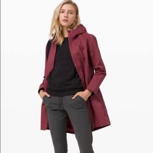 Lululemon Rain Rebel Jacket (Color: Chianti)